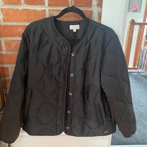 Brixton Flight Padded Jacket Small + Matching Satin Shorts Medium